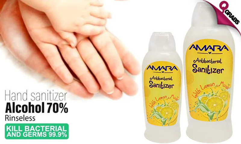 Amara Sanitizer with Lemon Musk!